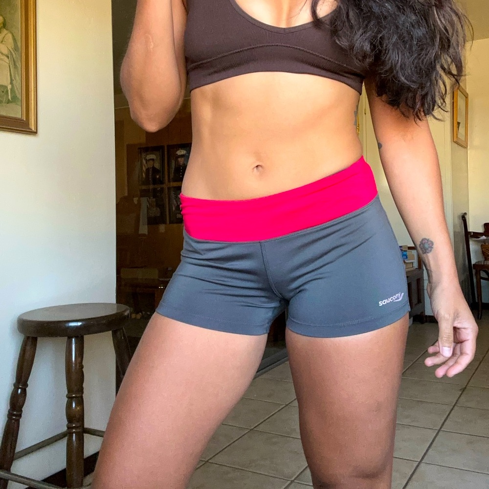 Saucony spandex shorts